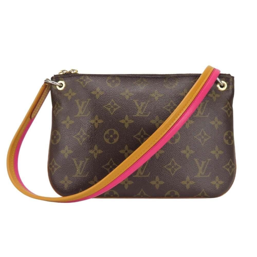 LOUIS VUITTON Brown Monogram Leather Shoulder Bag - Picture 2 of 16